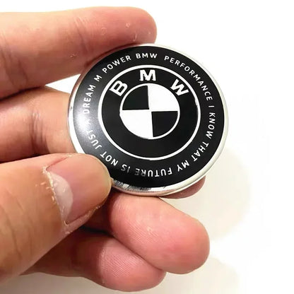 1Pcs 45mm Car Steering Wheel Badge Emblem Sticker For All BMW Series E36 E46 E53 E90 E60 E61 E93 E87 X1 X3 X5 X6 F30 F20 F10