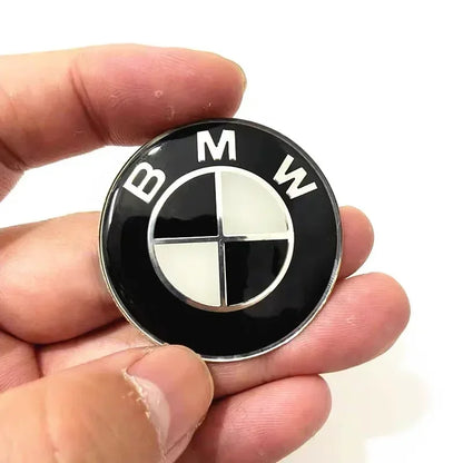 1Pcs 45mm Car Steering Wheel Badge Emblem Sticker For All BMW Series E36 E46 E53 E90 E60 E61 E93 E87 X1 X3 X5 X6 F30 F20 F10