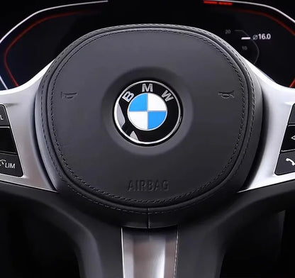 1Pcs 45mm Car Steering Wheel Badge Emblem Sticker For All BMW Series E36 E46 E53 E90 E60 E61 E93 E87 X1 X3 X5 X6 F30 F20 F10