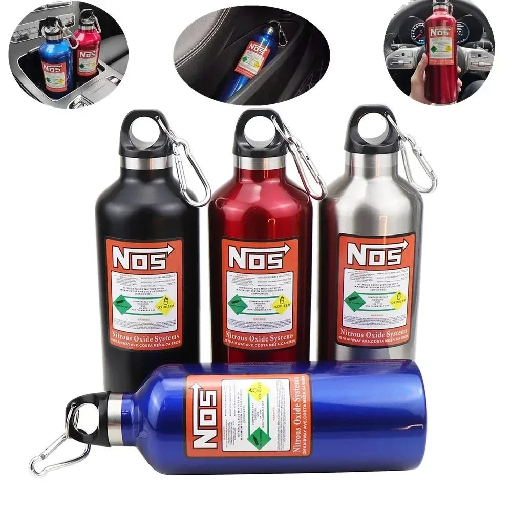 Car Insulation Cup NOS Nitrogen Cylinder Vacuum Stainless Steel Kettle 500 Ml High-capacity Travel Sports Bottle Water Cup