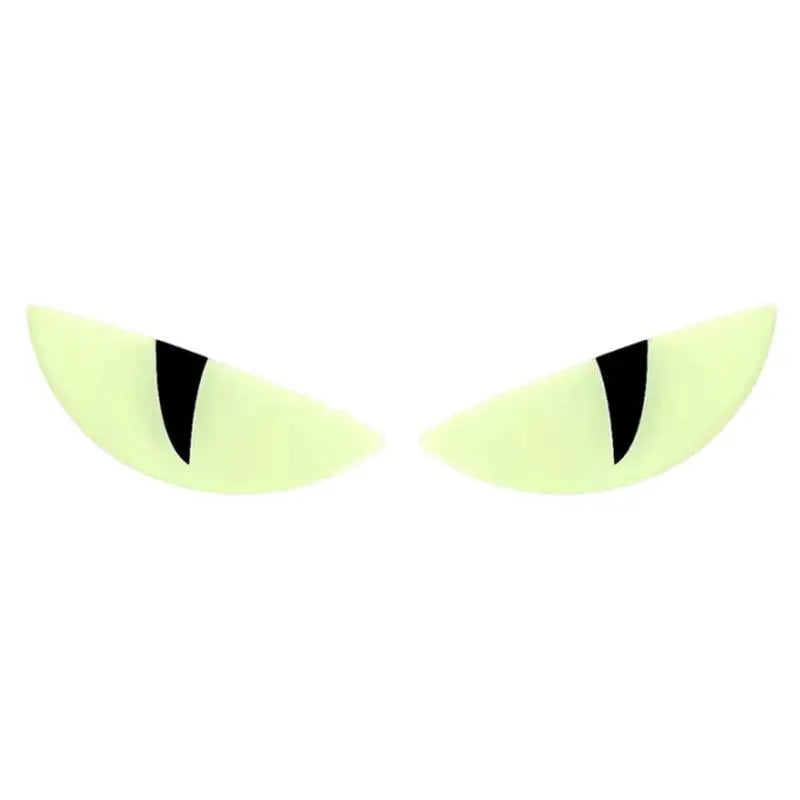 Night Glow Devil Eye 3D Devil's Eye Luminous Car Stickers Universal Headlight Stickers Cat Eyes Angry Night Reflection Decor