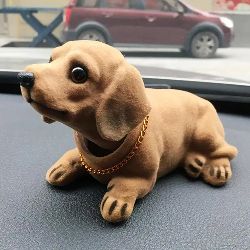 Bobble Head Dog Figure Car Decoration Nodding Heads Dog Ornament Shaking Head Dog Toy