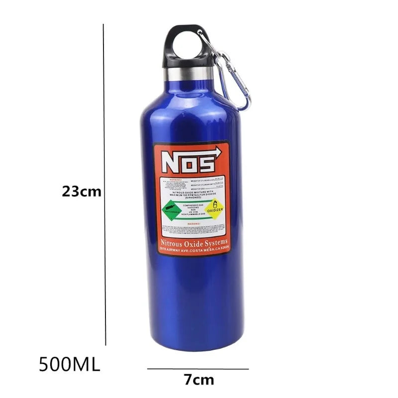 Car Insulation Cup NOS Nitrogen Cylinder Vacuum Stainless Steel Kettle 500 Ml High-capacity Travel Sports Bottle Water Cup