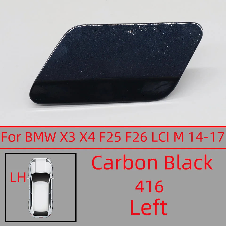 Car Accessories Front Bumper Headlight Washer Cover Cap For BMW X3 X4 F25 F26 LCI M-Sport 2014 2015 2016 2017 Painted Trim Shell