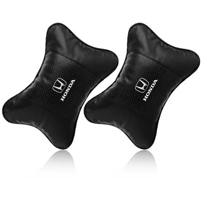 1/2Pcs Car Interior Headrest Seat Head Support Neck Pillow For Honda Mugen Power Civic Accords CRV Hrv Jazz CBR VTEC VFR Goods