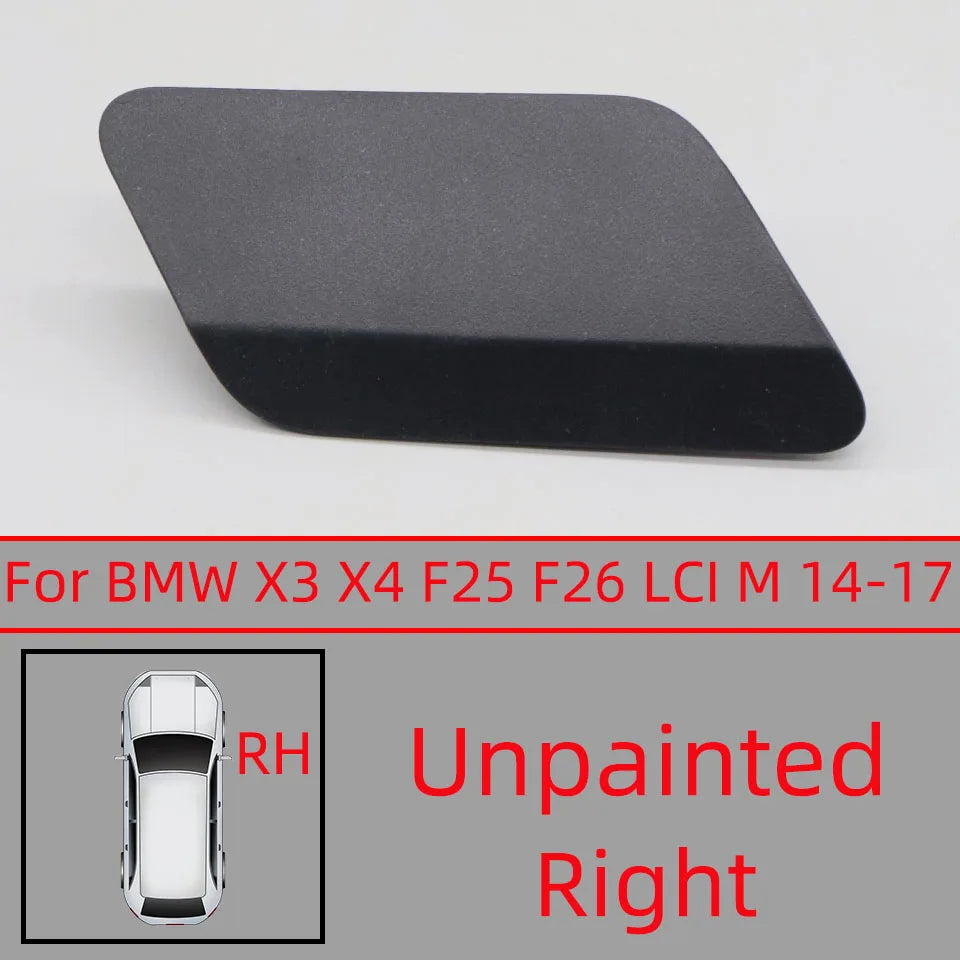 Car Accessories Front Bumper Headlight Washer Cover Cap For BMW X3 X4 F25 F26 LCI M-Sport 2014 2015 2016 2017 Painted Trim Shell