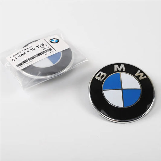 3d ABS 74mm 82mm BMW Hood Emblem Car Front Bonnet Logo Rear Trunk Badge Cover For BMW E39 E46 E30 E36 E87 E60 E90 Accessories