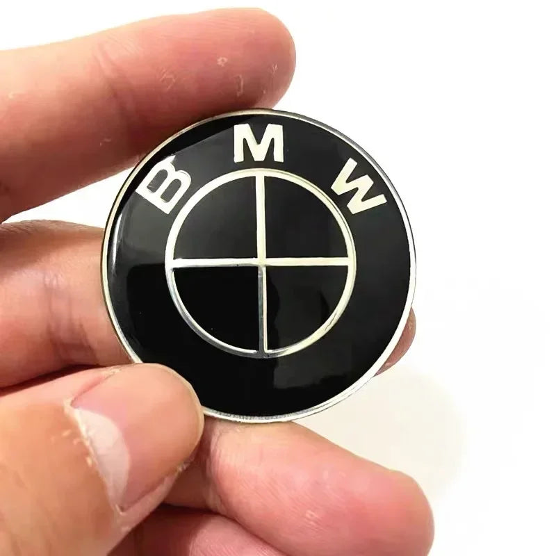 1Pcs 45mm Car Steering Wheel Badge Emblem Sticker For All BMW Series E36 E46 E53 E90 E60 E61 E93 E87 X1 X3 X5 X6 F30 F20 F10